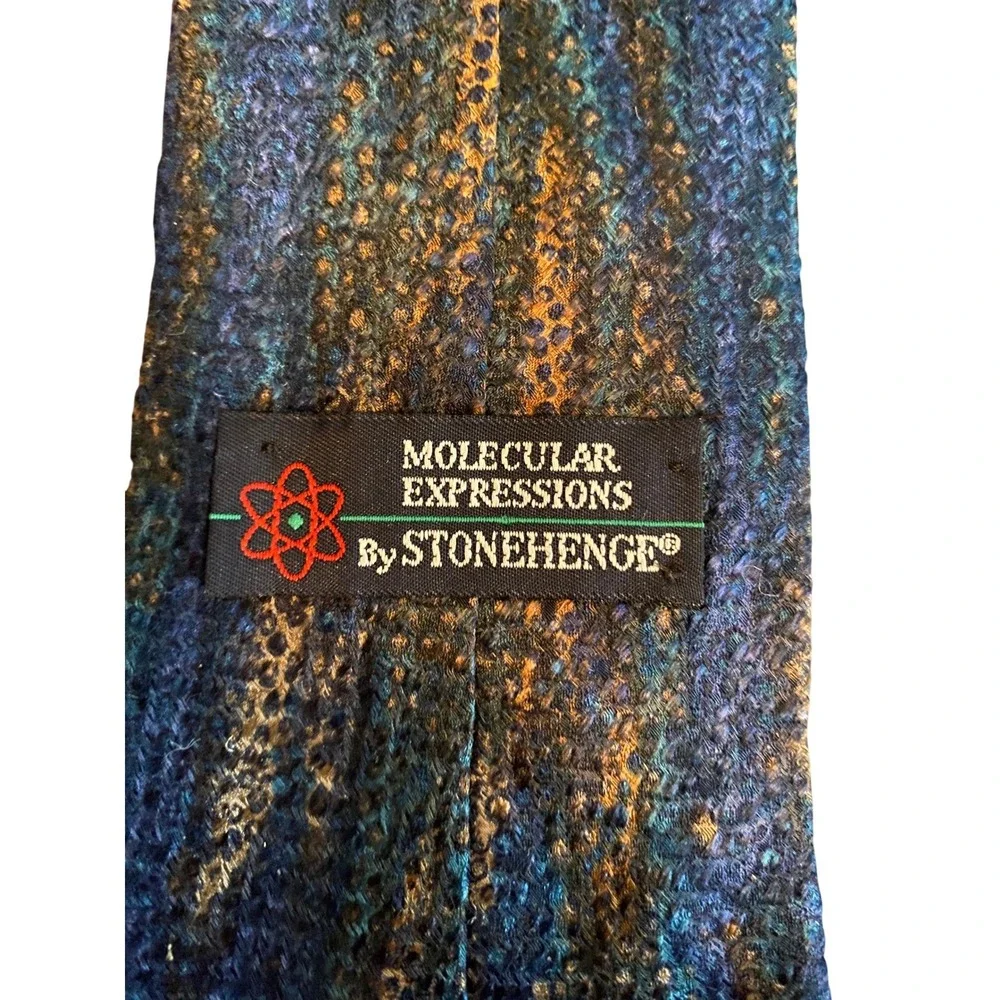 Ben & Jerry's Peanut Butter‎ Cup Silk Tie Molecular Expressions Stonehenge Blue